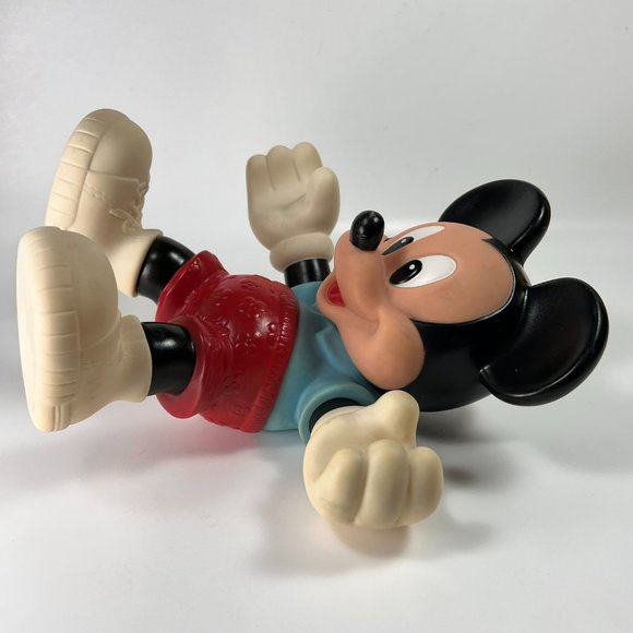 Vtg Disney Baby Mickey Mouse Toy Figure Floating Tub Pool Plastic - Picture 6 of 11